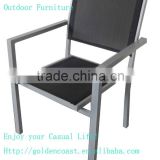 GT-007 Aluminum Stackable garden chair sling fabric
