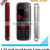 KOMAY MINI 5130 Mobile Phone Factory With Dual Sim Quad Band Super Load Speaker Cheap Basic Bar Phone thumbnail-1