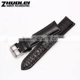 2015 New Style Imported Calfskin Leather Watch Bracelet Black Brown 20mm Wholesale 3PCS thumbnail-2