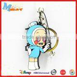PVC Material High Quality Oem 3d Logo Pvc Keyring thumbnail-3
