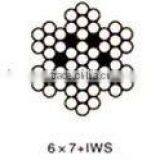 Elec.Galvanized Steel Wire Rope 6 x 7 + IWS