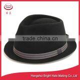 Wool Felt Fedora Hat Short Brim Stingy Felt Hat Waterproof&crushable thumbnail-1