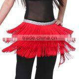2016 Women New 3 Layers Tasseled Belly Dance Belt Waist Chain Fringed Hip Scarf 12 Colors Available thumbnail-3