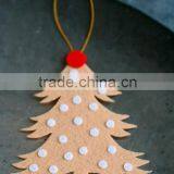 Tiny Felt Christmas Tree Ornament