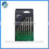 Milled Masonry Drill Bit Set Chrome Plated
