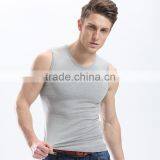 Round Neck Style Men Cotton Casual Vest Waistcoat New Design Sexy Tight Vest for Men thumbnail-5