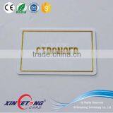 ISO18000-C UHF Card With Embossed Gold Number