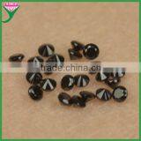 Hot Sale 1.25mm Round Brilliant Cut Synthetic Black Nano Spinel Gemstone for Decoration Free Sample thumbnail-1