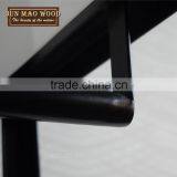 Practical Metal Frame Free Hanging Clothing Display Stand Rack With Wooden Shelf thumbnail-4