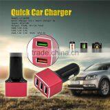 Car Quick Charger Input 12~18V Out Put 5~12V USB Quick Charger With 3 USB Ports thumbnail-1