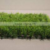 Wall Decorative Lush Plastic Indoor Green Artificial Needle Leaves Grass Mat Hedge for Sell