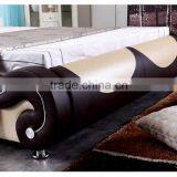 2015 New Modern Leather Bed SY1006 thumbnail-3