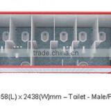 20ft Prefab Container Mobile Toilet ,shower Room thumbnail-5