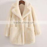 Girls Long Winter Fake Fur Coat Trench Coat Wholesale thumbnail-1