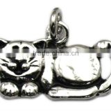 wholesale metal vintage cat pendant,various designs,good quality and prompt delivery factory