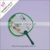 Multicolor Lovely Shaped Eco-friendly Small Hand Fans / Blank Hand Fan for Sale thumbnail-1