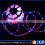 220v-240v waterproof rgb horizontal multicolor led rope light