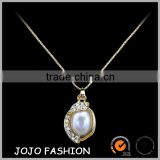 Newest Design European Fashion Jewelry Women's Necklaces Single Pearl White Gold Color 2016 Earring and necklace set                        
                                                                                Supplier's Choice