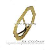 Anti Brass Brush Effect Hexagon Shape Buckle Bee House Shape Pin Bar Buckle for Handbag thumbnail-2