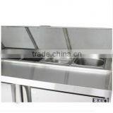 Shentop STLG-SL12 1.2M Air-cooled RefrigeratorStainless Steel Fresh-keeping Refrigerator thumbnail-4