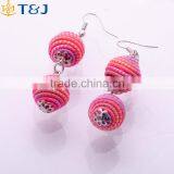 >>>Latest Design Fashion National Style Handmade Woven Lantern Colorful Jewelry Fancy Drop Earring/ thumbnail-1