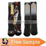 Custom Dye Sublimation Printing Socks, Custom Sublimation Socks, Wholesale Custom Print Socks thumbnail-1