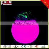New Stylish Decorative Plastic Flower Pot LED Light Round Ball Shape LED Pot With Remote Control thumbnail-4
