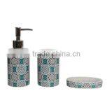 Glaze Ceramic 3pcs Bathroom Set, Bathroom Accessories thumbnail-4