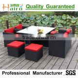 outdoor synthetic wicker table and chairs