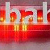 Red Color One Line Led Moving Sign,13 Characters With 53mm High Font;P7.62mm;Pixel Resolution:7*80;16100*660*34mm