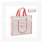 Factory wholesale reusable promotional non woven foldable shopping bag