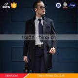 Europe Style Mink Hair Stand Collar Cashmere Wool Overcoat for Man OEM Design Winter Wool Long Overcoat thumbnail-5