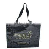 "Award Winning Black PP Woven Laminated Shopping Bag for Shop