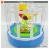 Funny Electric Voice Control Singing Bird Cage Toys for Kids thumbnail-3
