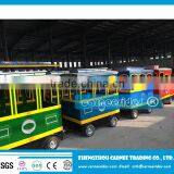 Shopping Mall Trackless Train/ Amusement Park Electric Battery Trackless Train Ride for Sale thumbnail-6