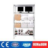 Custom Tag Clothes Chrome Pipe Cheap Plastic Shelf