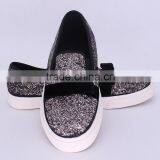 Bow Decorated Giltter Fancy Vulcanized Shoe Women Sneakers Cheap Casual Canvas Shoe Woman thumbnail-1