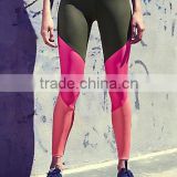 Make of 87% nylon and 13% spandex wicking breathable women training wear