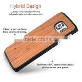 Classic Model PC+ Cherry Wood Cover For Galaxy S6 Edge Plus Case For Samsung S6 Edge Housing for S6 Edge Case thumbnail-4
