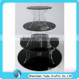 Custom 5 Tier Round Cupcake Wedding Cake Stands Clear Acrylic Wedding Cake Stands Cheap thumbnail-3