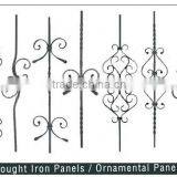 Wrought Iron/ Cast Iron Panels Ornaments, Iron Craft Components For Gates thumbnail-2