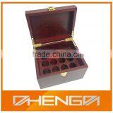 High Quality Black Matte Wooden Tea Box for Gift(ZDL-W317) thumbnail-6