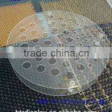 Clear Round Plastic Acrylic Brush Holder for Make up