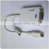 MHL for Iphone Usb to VGA Adapter for Samsung Galaxy S3 MHL Cable thumbnail-2