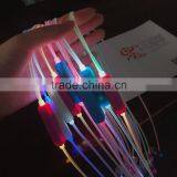 Metal Head Cheap Colorful Earphones Headset, LED Headphone Flash Night Light Earphone With Clip Mic For Smartphone thumbnail-6