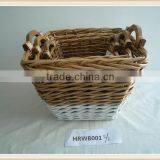 Handmade Different Colors Reusable Decorative Storage Baskets thumbnail-1