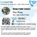 Factory Direct 3 Axles Stake Semi Trailer With Fence for Livestock / Beast / Cattle Transportation thumbnail-6