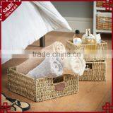 Home or Hotel Towel and Shower Gel Storage Tool Seagrass Woven Bathroom Basket thumbnail-4