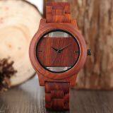 New Design Rose Wood Quartz Movement Wood Watches thumbnail-1