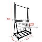 High Quality Floor Standing Metal Carpet Display Rack thumbnail-5